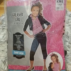 Girls Greaser Costume
